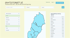 Desktop Screenshot of gratistorget.se